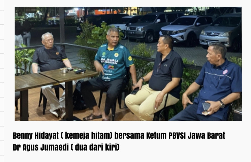 Dewok Production Sponsori Jersey Tim Bola Voli Kabupaten Bekasi