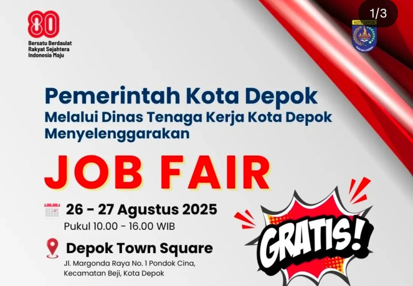 Flayer Job Fair 2025 di Detos. (Foto: Dok RUZKA INDONESIA)
