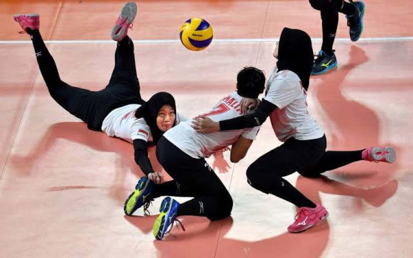Timnas Voli Putri Indonesia dalam satu turnamen Sumber: