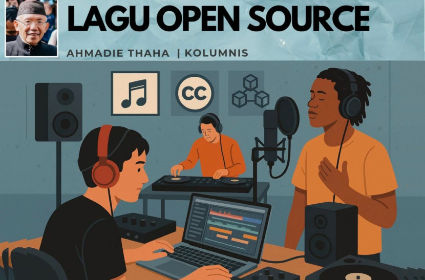 Foto ilustrasi Catatan Cak AT: lagu Open Source. (Foto: Dok RUZKA INDONESIA)