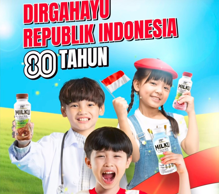 Flayer MILKU semangat kemerdekaan RI ke-80. (Foto: Dok RUZKA INDONESIA)