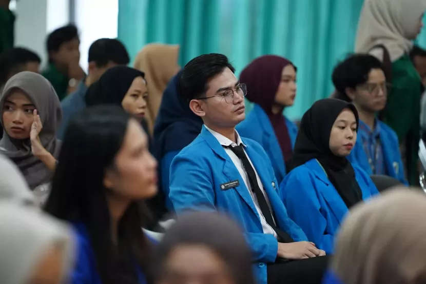 Mahasiswa asal Kota Sukabumi yang akan magang ke Taiwan, Senin (25/8/2025).dokpim