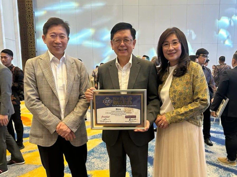 Air Minum Biru raih Top Brand Award 2025 untuk kategori Depo Air Minum Isi Ulang