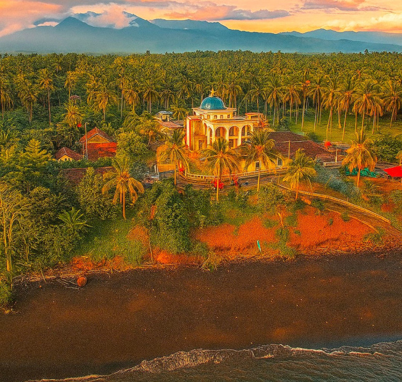 Masjid Pantai Bali. (Foto: Dok RUZKA INDONESIA)