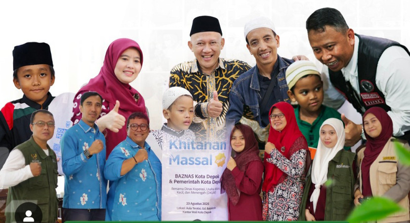 Baznas Depok gelar Khitanan massal. (Foto: Dok RUZKA INDONESIA) 