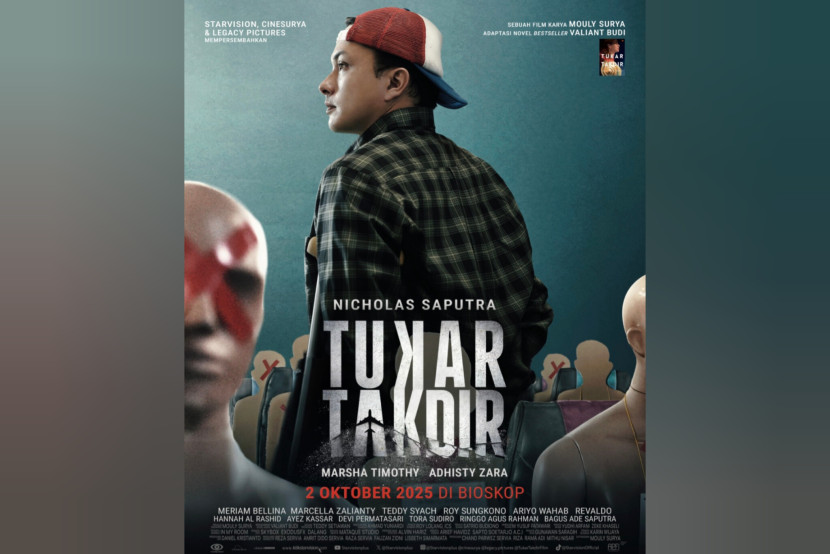 Poster film Tukar Takdir. (Dok Starvision/Cinesurya)