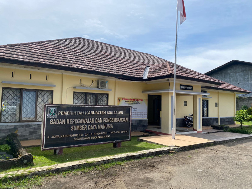 Kantor BKPSDM Pemkab Sukabumi.