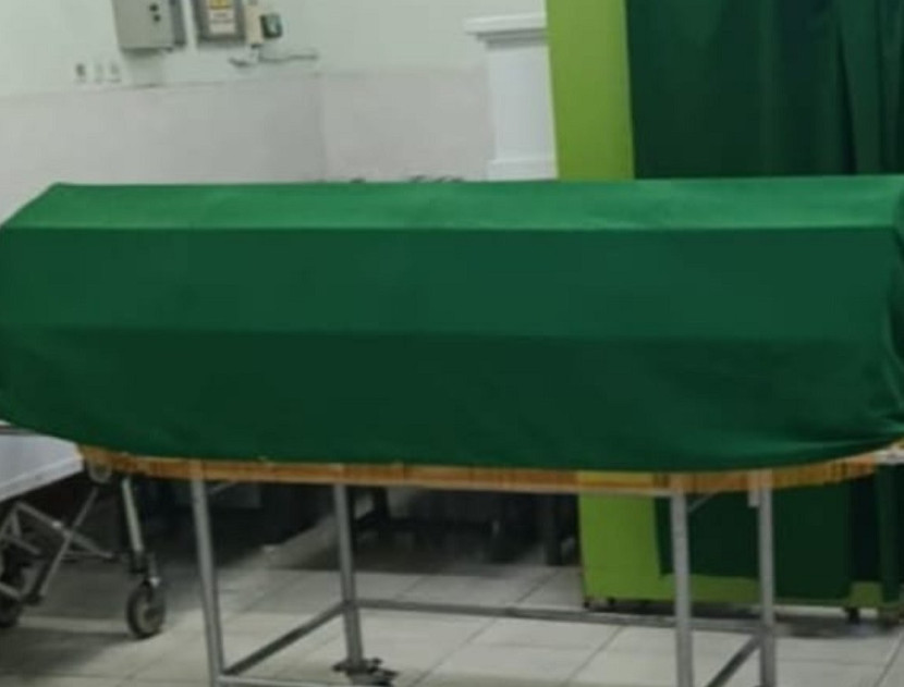 Jenazah korban yang dilindas mobil rantis Brimob. (Ojol)