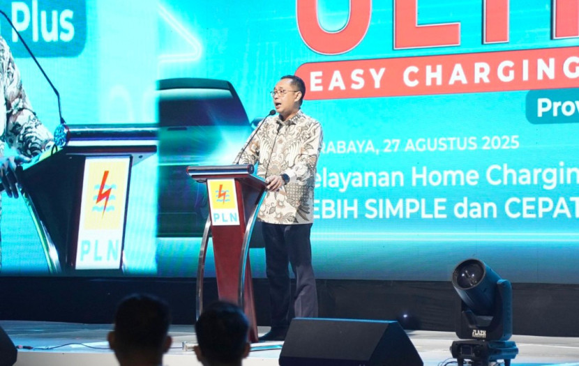 Executive Vice President Penjualan dan Pelayanan Pelanggan Retail PLN, Daniel Lestanto, menjelaskan bahwa Jawa Timur dipilih sebagai lokasi peluncuran HCS Ultima karena memiliki pertumbuhan kendaraan listrik terbesar di luar Jabodetabek. (Foto: Dok Humas PLN)