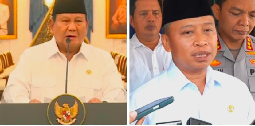 Presiden Prabowo Subianto dan Wali Kota Depok Supian Suri. (Foto: Dok RUZKA INDONESIA)