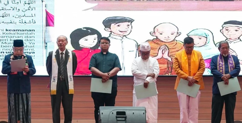 Pemkot Depok gelar doa bersama bertajuk Depok Damai dan Kondusif. (Foto: Dok RUZKA INDONESIA)