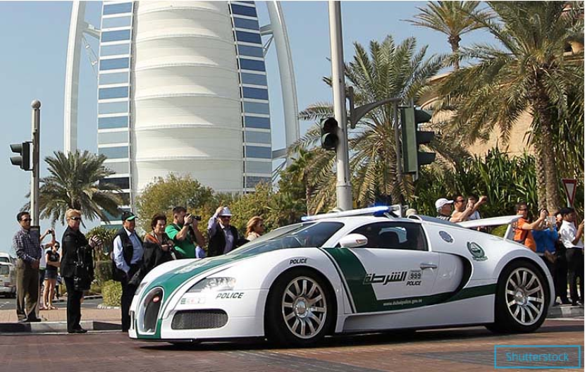 Bugatti Veyron menjadi bagian dari Dubai Police (Doc. Guinness World Records).