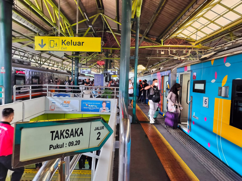 Ilustrasi. Kereta Api Taksaka. (Dok. Humas KAI)