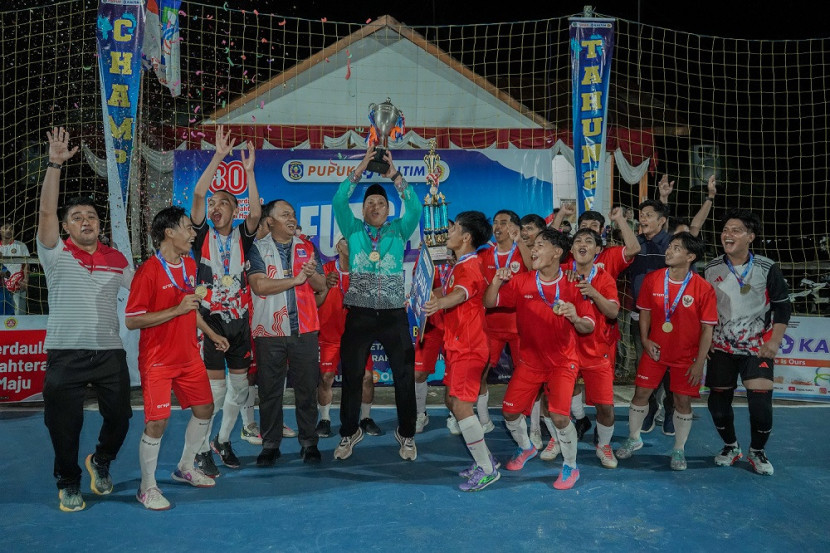 Selebrasi kemenangan. (PKT)