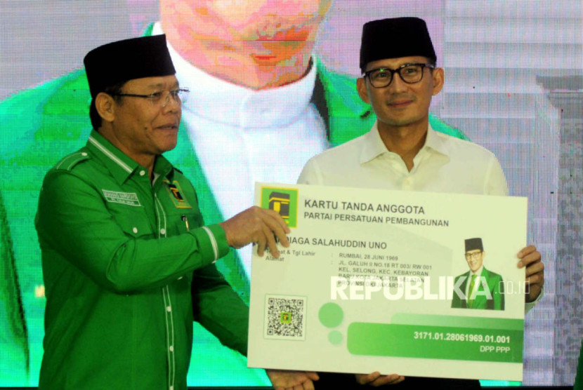 Dua kandidat, Muhammad Mardiono dan Sandiaga Salahuddin Uno disebut bakal meramaikan bursa ketua umum jelang Muktamar Partai Persatuan Pembangunan (PPP). (Foto: Dok RUZKA INDONESIA)