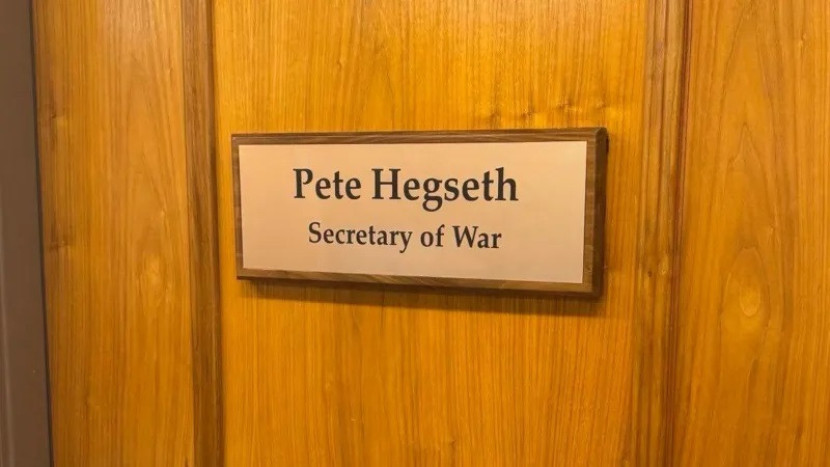 Kantor Menteri Perang AS Pete Hegseth. Sumber: X