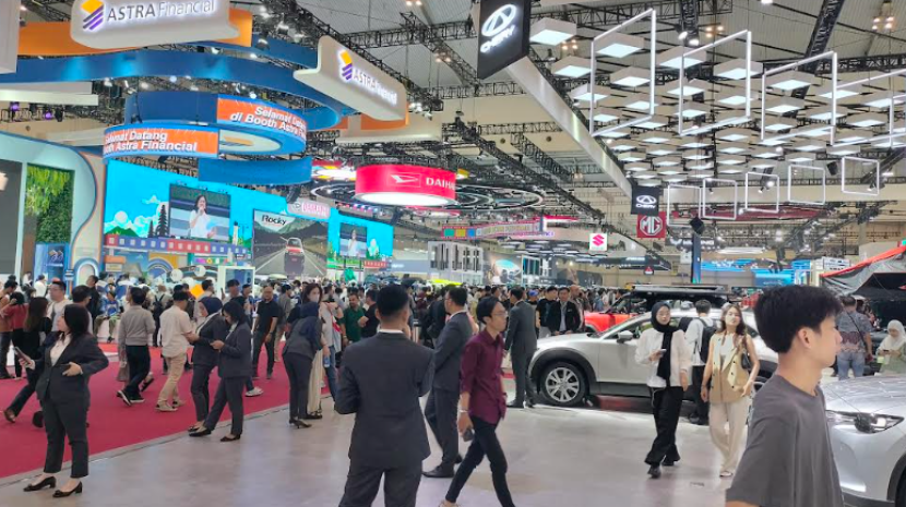 Tampak suasana pameran otomotif GAIKINDO Indonesia International Auto Show. 2025. dok Motoresto.id