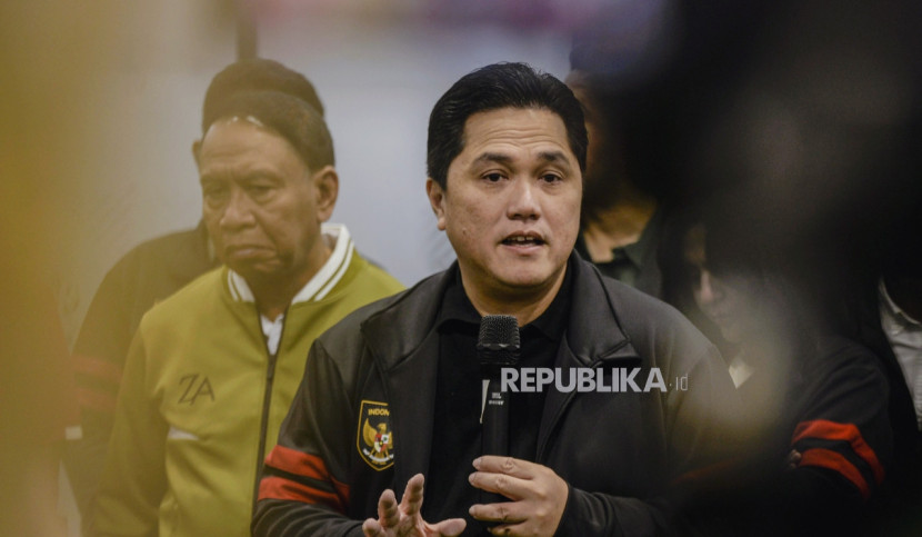 Ketua Umum PSSI, Erick Thohir. (Foto: Dok. REPUBLIKA)
