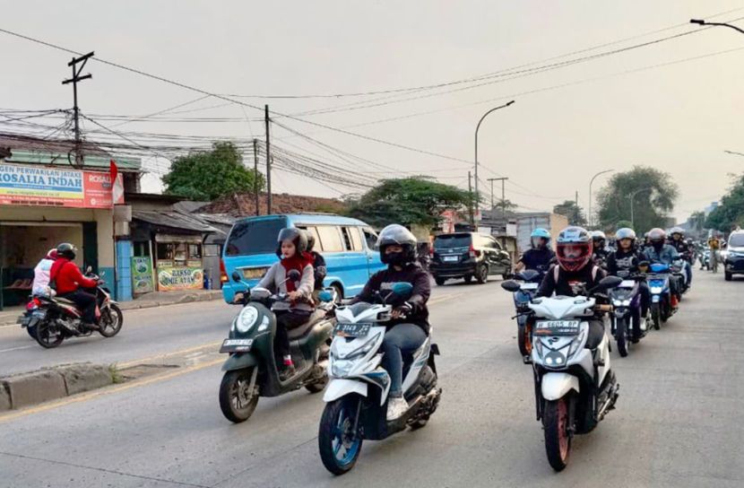 Rolling City Komunita Honda BeAT (Doc. PT Wahana Makmur Sejati).