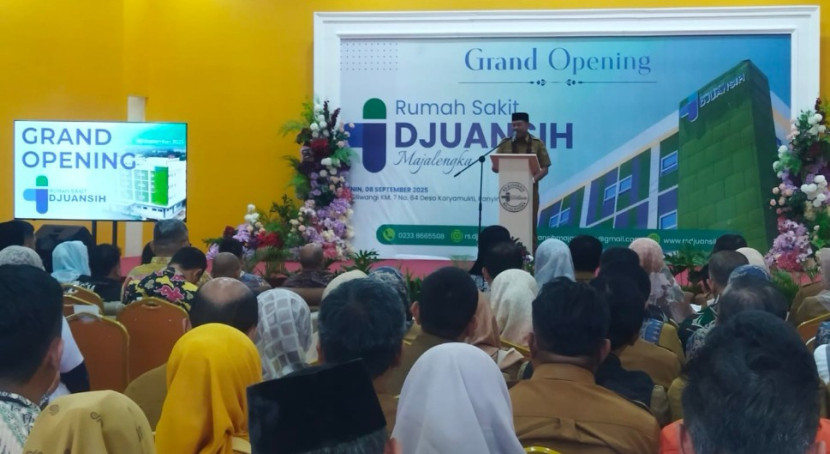 Peresmian RS Djuansih dibuka oleh Bupati Majalengka H. Eman Suherman. (Foto: Dok Eko Widiantoro)