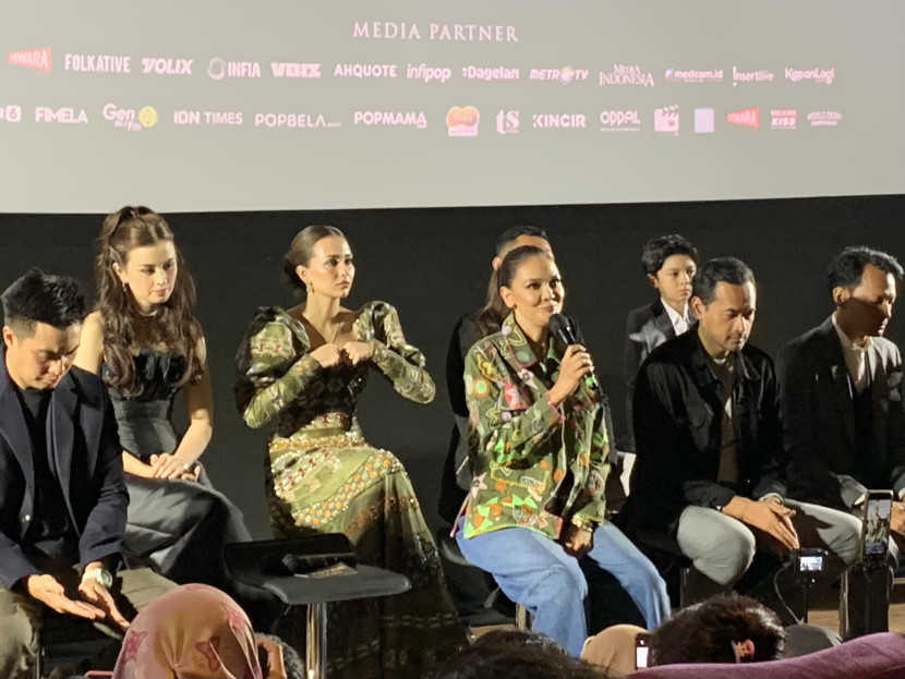 Konferensi pers film Sukma di XXI Gandaria City, Jakarta, Senin (8/9/2025). (Filmusiku/Rahma Sulistya)
