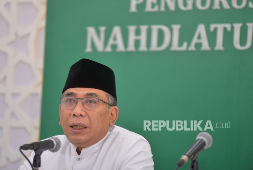 Ketua Umum PBNU, KH Yahya Cholil Staquf alias Gus Yahya. 