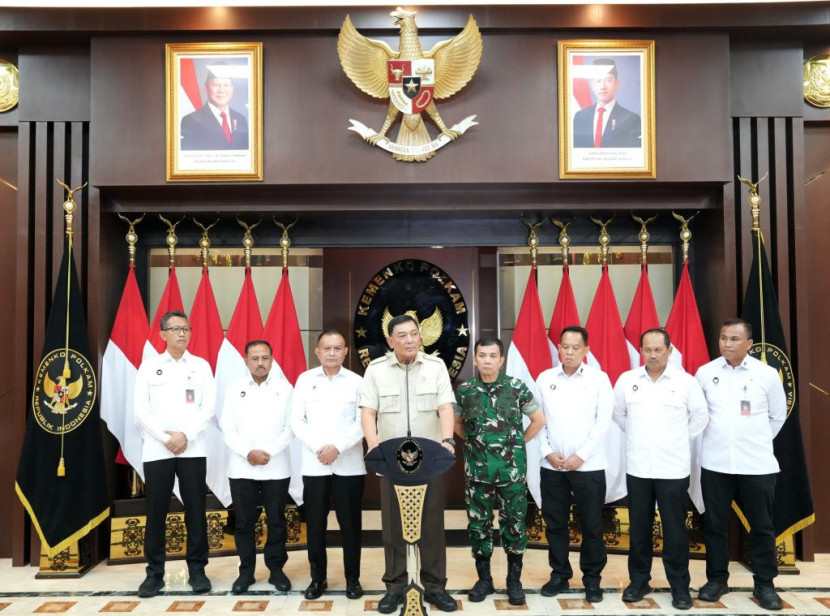 Menko Polkam Ad Interim Sjafrie Sjamsoeddin. Sumber: Kemenhan