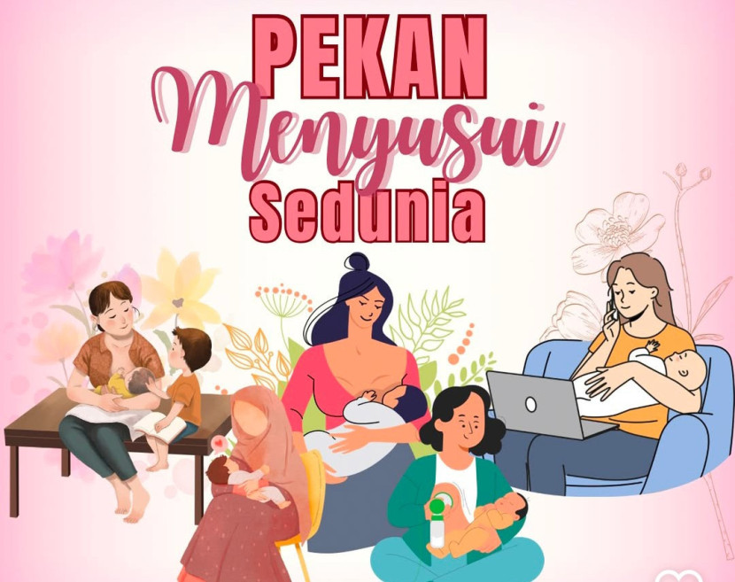 Flayer Pekan Menyusui Sedunia. (Foto: Dok RUZKA INDONESIA)