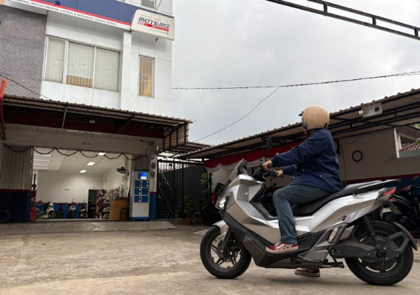 Bengkel Motoriz siap melayani produk MAKA Motors. dok MAKA Motors