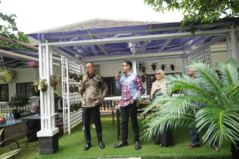 Momen Radio Swara Perintis 93.1 FM merayakan Hari Ulang Tahun (HUT) ke-56 pada Kamis (11/9/2025) di Taman Setda Kota Sukabumi. 