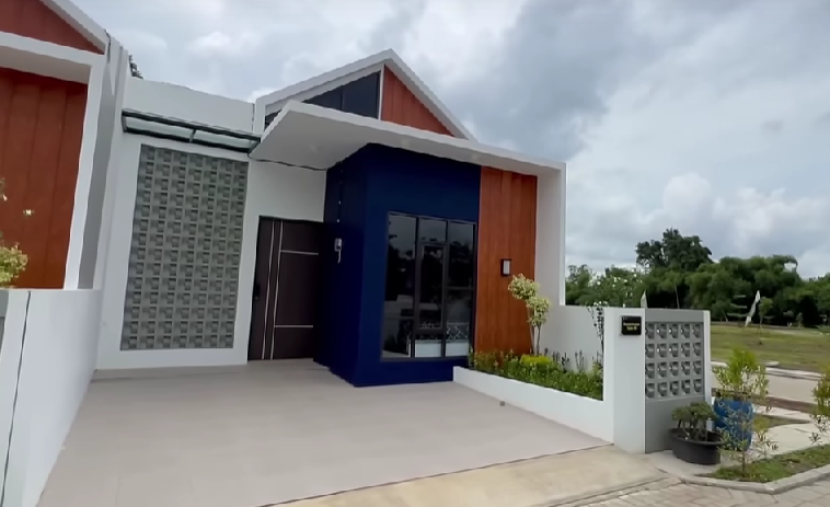 Tampak  rumah contoh Avani Breeze Residence.       dok Daun Karya
