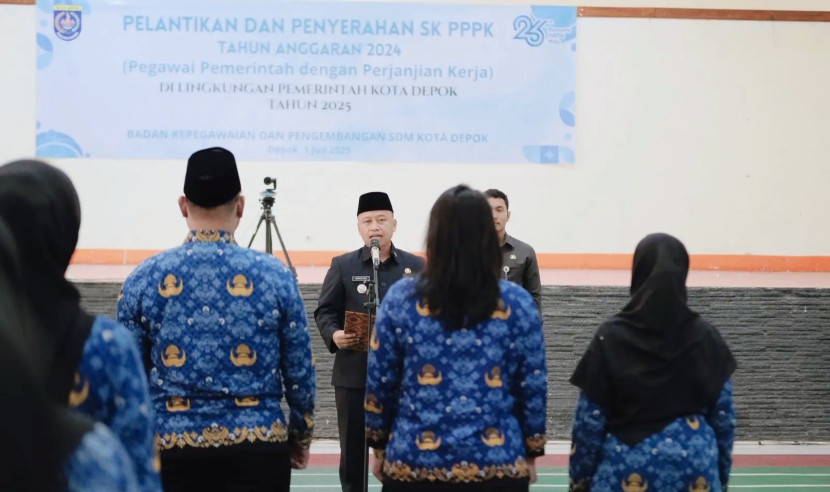 Walikota Depok, Supian Suri, melantik PPPK Kota Depok. (Ilustrasi: Diskominfo)