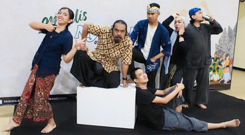Kelompok musikalisasi puisi Swara SeadaNya dari Komoenitas Makara. (Foto: Dok Komoenitas Makara)