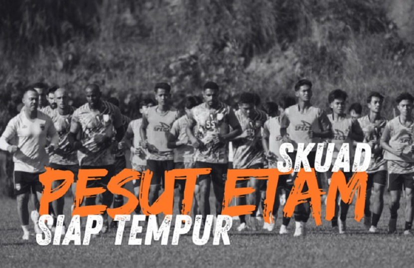 Skuad Pesut Etam siap tempur. (Borneo FC/ Grafis SekitarKaltim.ID)