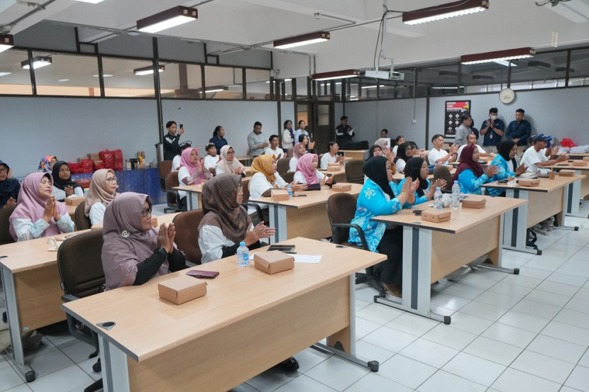 Para pelaku UMKM antusias mengikuti on boarding. (PKT) 