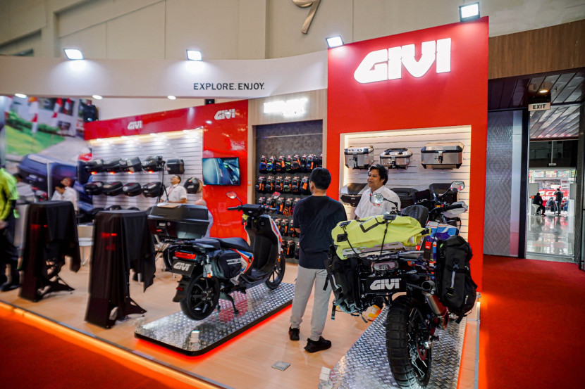 Booth GIVI di IMOS (Doc. GIVI Indonesia).
