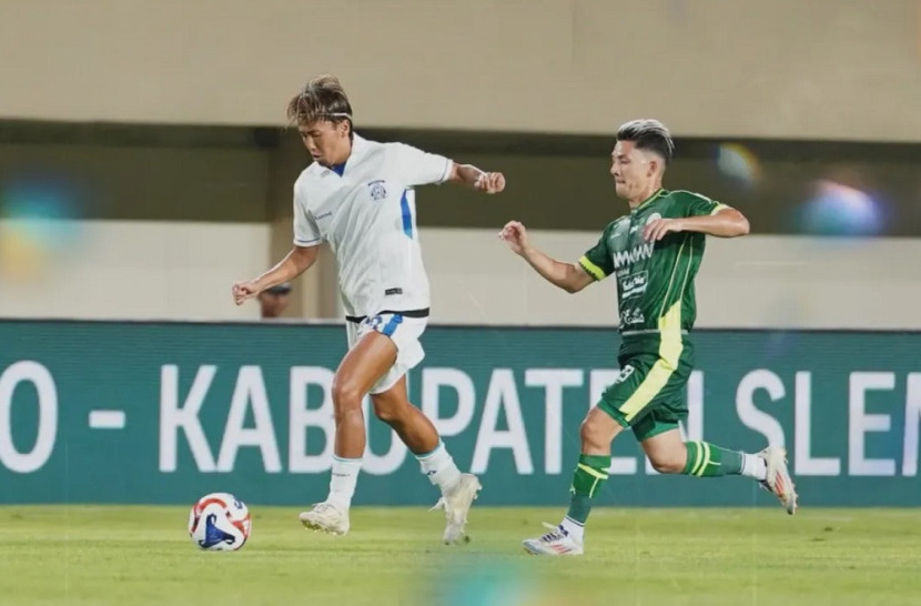 Laga perdana PSS Sleman vs Persiba Balikpapan. (IG/ persibaupdate)