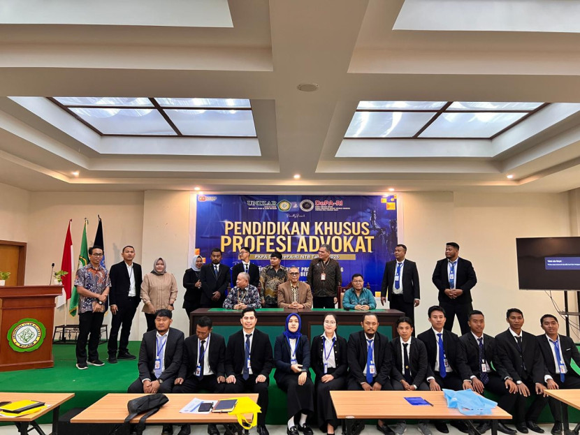 Sebagian peserta PKPA DePA-RI yang diselenggarakan di Universitas Islam Al Azhar, Nusa Tenggara Barat, Senin (15/09/2025). Foto : dok