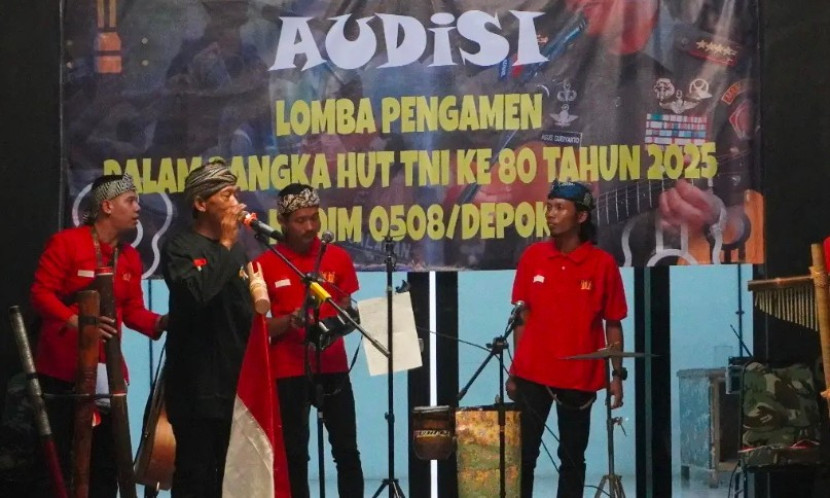 Peringati HUT TNI, Kodim Depok Beri Ruang Ekspresi Bagi Pengamen