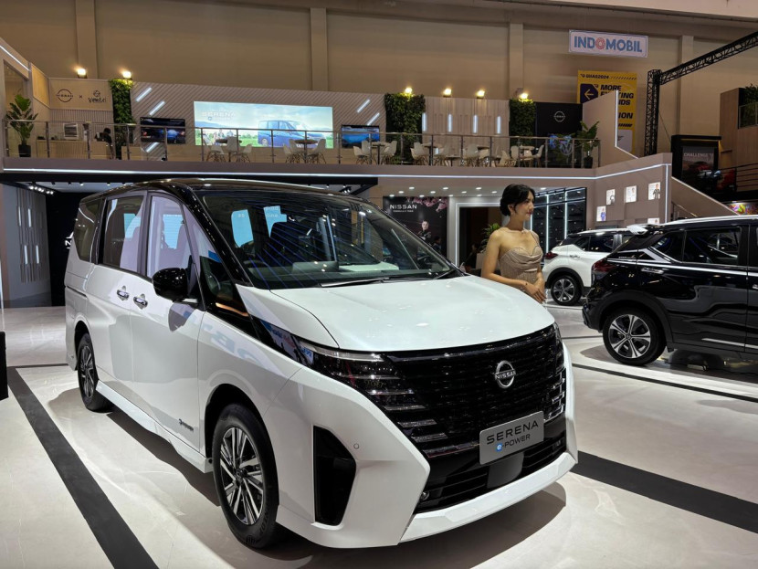 Nissan Serena e:Power ditampilkan dalam ajans GIIAS 2024 di ICE BSD Tangerang, Ağustos 20204. (Foto:Mobillistriknews.com/Firkah Fansuri)