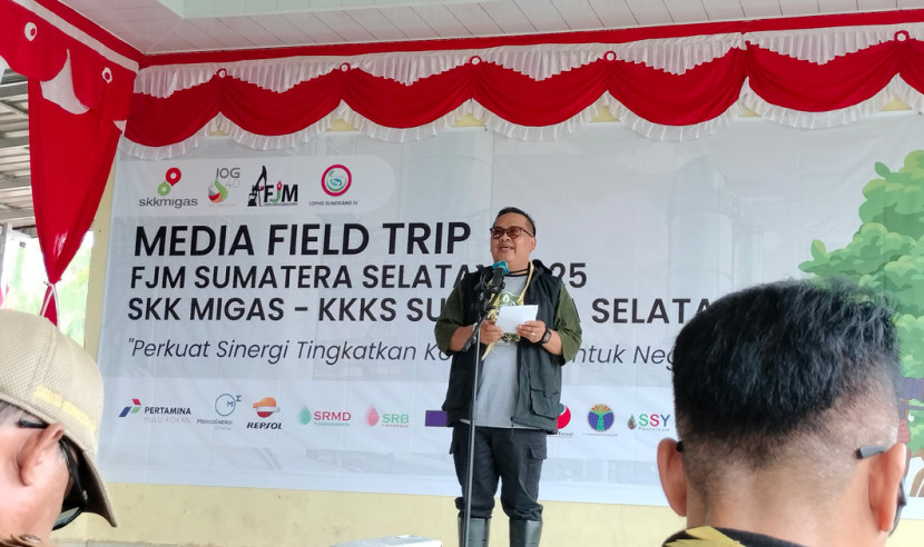 Safei Syafri Kepala Departemen Formalitas dan Komunikasi SKK Migas Sumbagsel (Sumatera bagian Selatan). (FOTO: Maspril Aries)