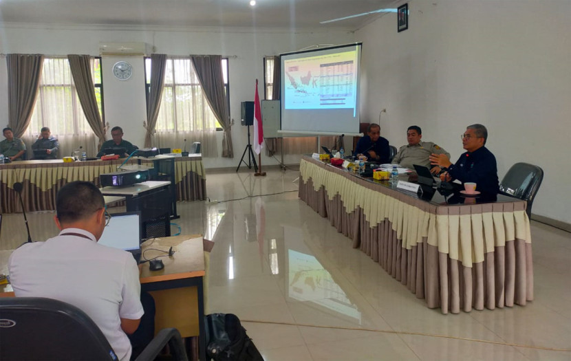 Rakor PTPN Grup dengan Direktur Jendral Perkebunan, Kementerian Pertanian di Bandarlampung, Kamis (18/9/25). (FOTO: Humas PTPN I)