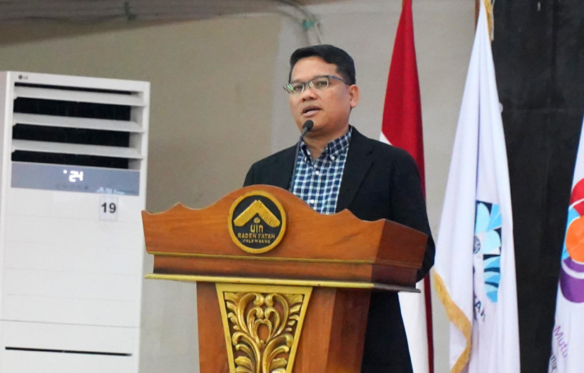 Rektor UIN Raden Fatah Muhammad Adil pada Rapat Tinjauan Manajemen (RTM). (FOTO: Dok LP2M)
