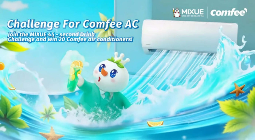Comfee dan MIXUE Hadirkan Kesegaran Ganda
