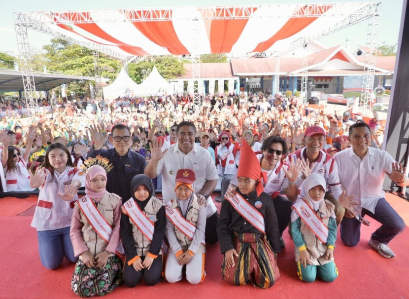 Kampanye generasi bersih sehat di Kabupaten Maros, Sulawesi Selatan. (Foto: Dok Ruzka Indonesia/Wings)