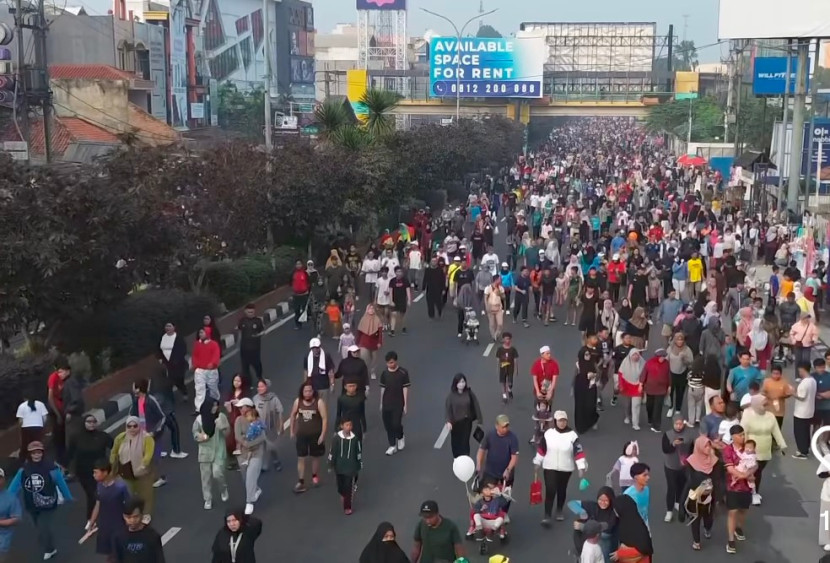 Foto ilustrasi warga Kota Depok di CFD Margonda. (Foto: Dok RUZKA INDONESIA)