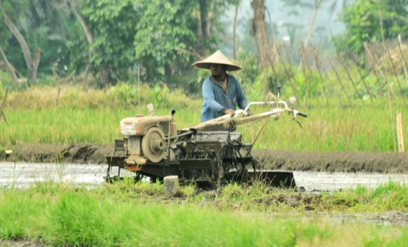 Penggunaan alsintan menjadi keniscayaan peningkatan produksi padi. Sumber:dokrep