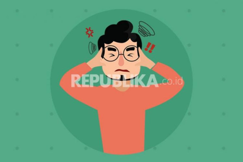 Stres adalah cara tubuh memberikan tanggapan atas ancaman, tekanan, dan tuntutan yang muncul/ilustrasi. Foto: republika