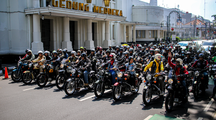 Rombongan Royal Enfield Pada Ajang One Ride 2025 (Doc. Royal Enfield).