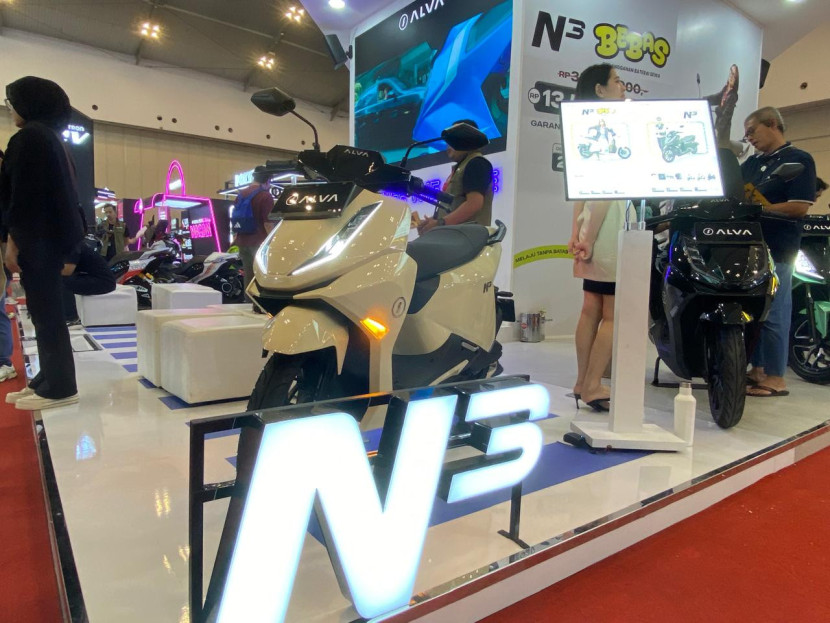 Sepeda motor listrik Alva N3. Foto: Mobillistriknews.com/Firkah Fansuri